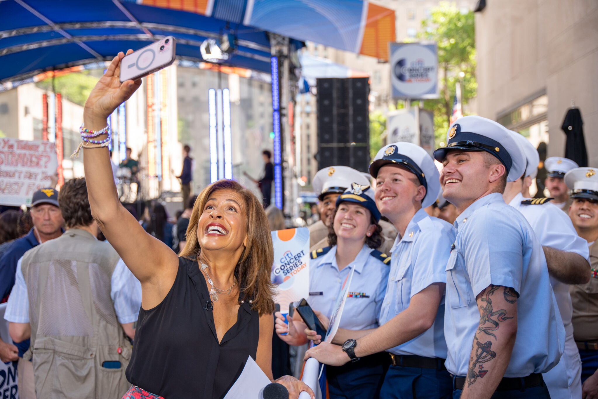 Hoda Kotb at the Citi Concert Series