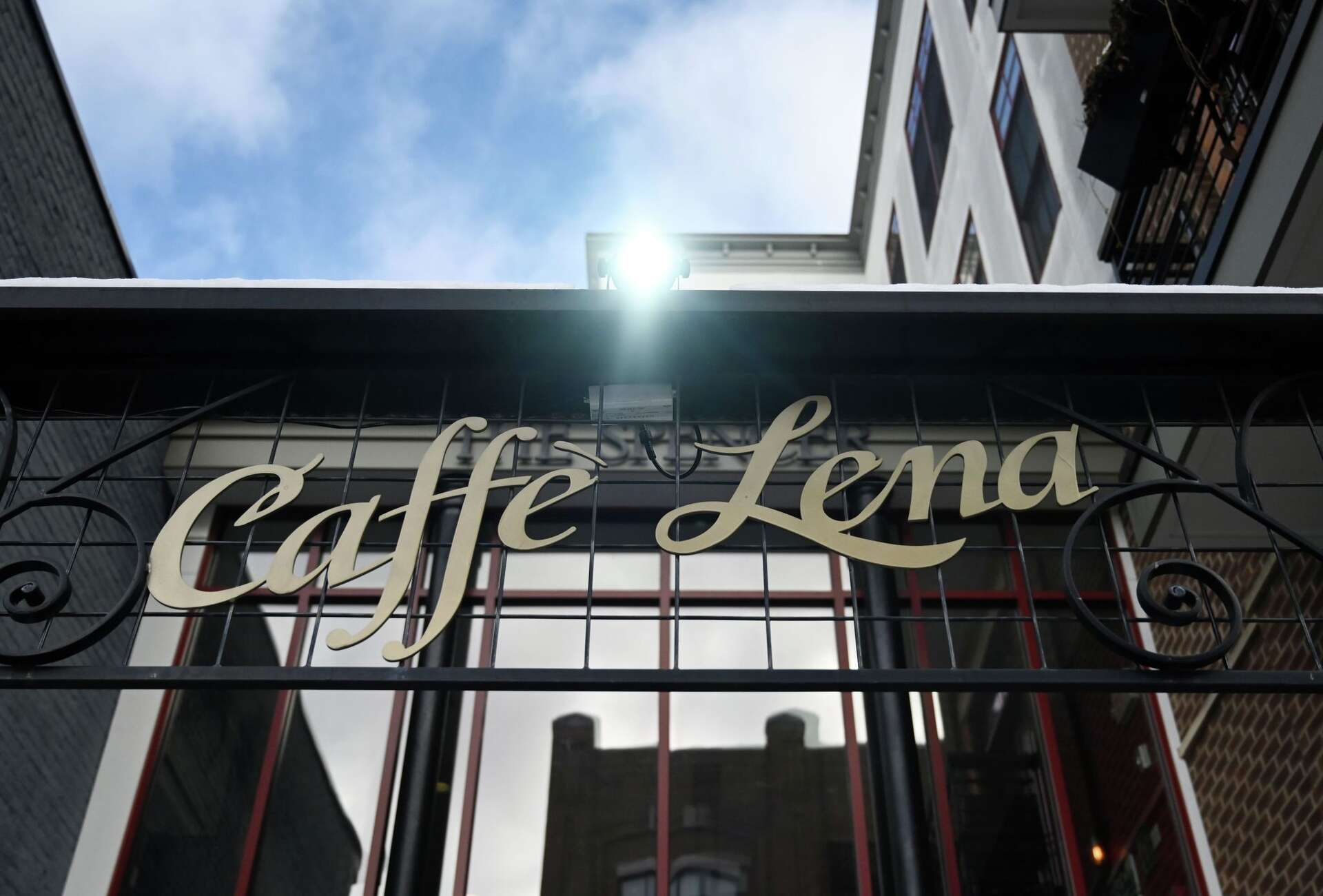 Caffè Lena sign