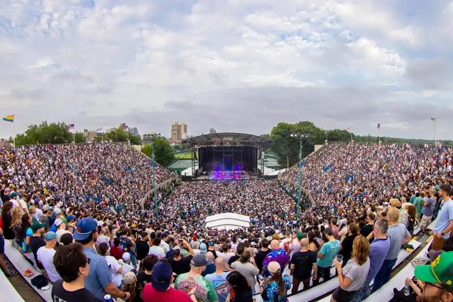 Forest Hills Stadium Packed Audience
