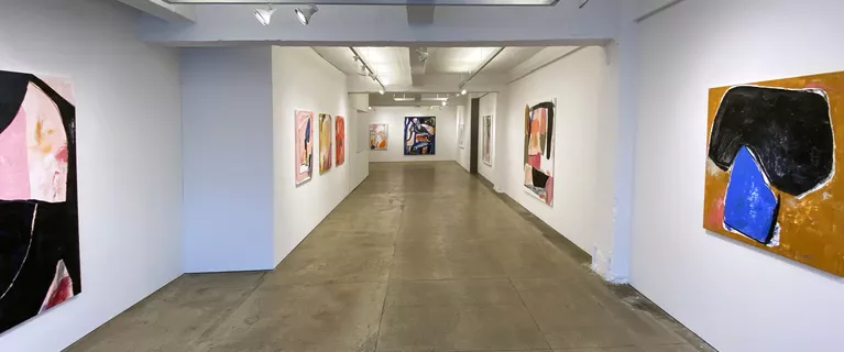 The inside of Voltz Clarke Gallery.