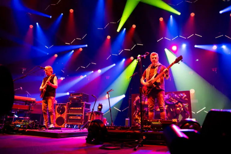 Phish performing at Madison Square Garden