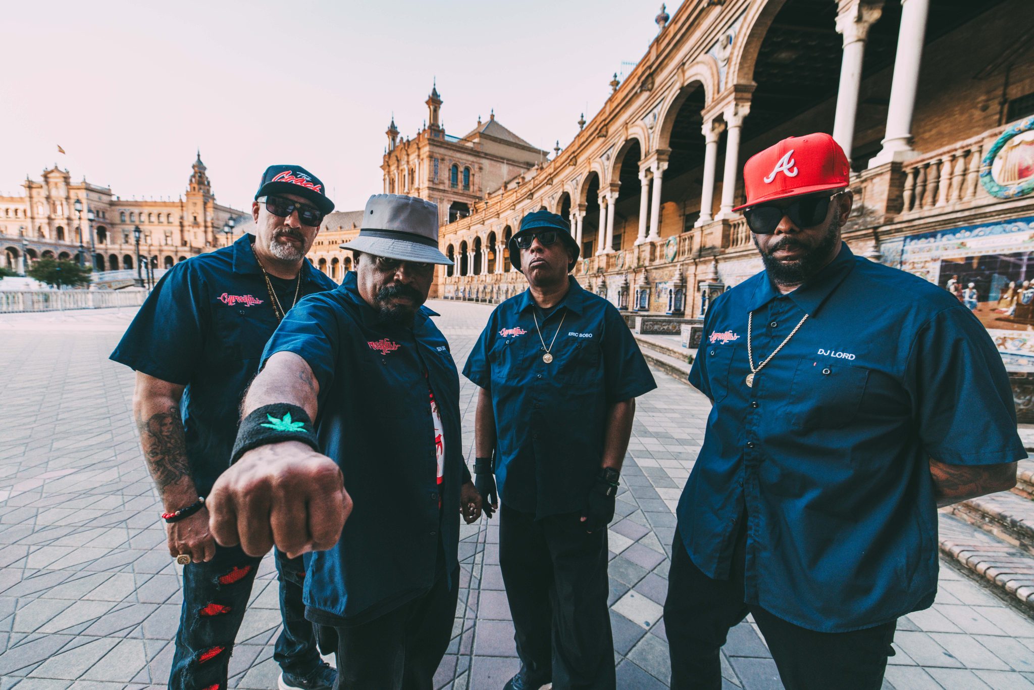 The members of the band Cypress Hill, photographed by Eitan Miskevich