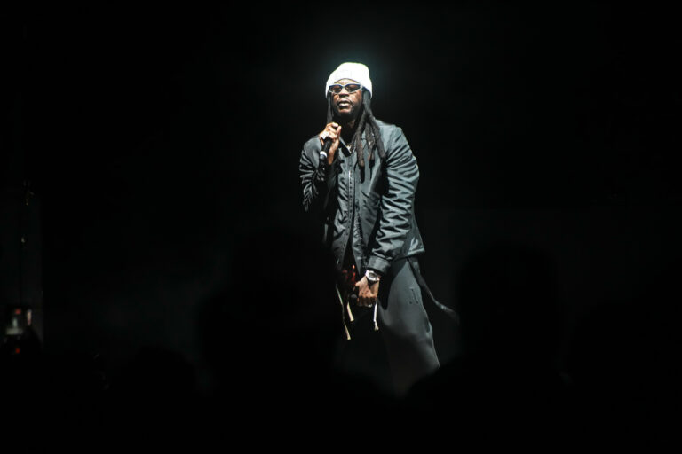 2 Chainz performs at Jones Beach Theater on Long Island during Lil Wayne's 20 Years of Carter Classics Tour.