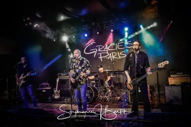 Gracies Paris performing on stage