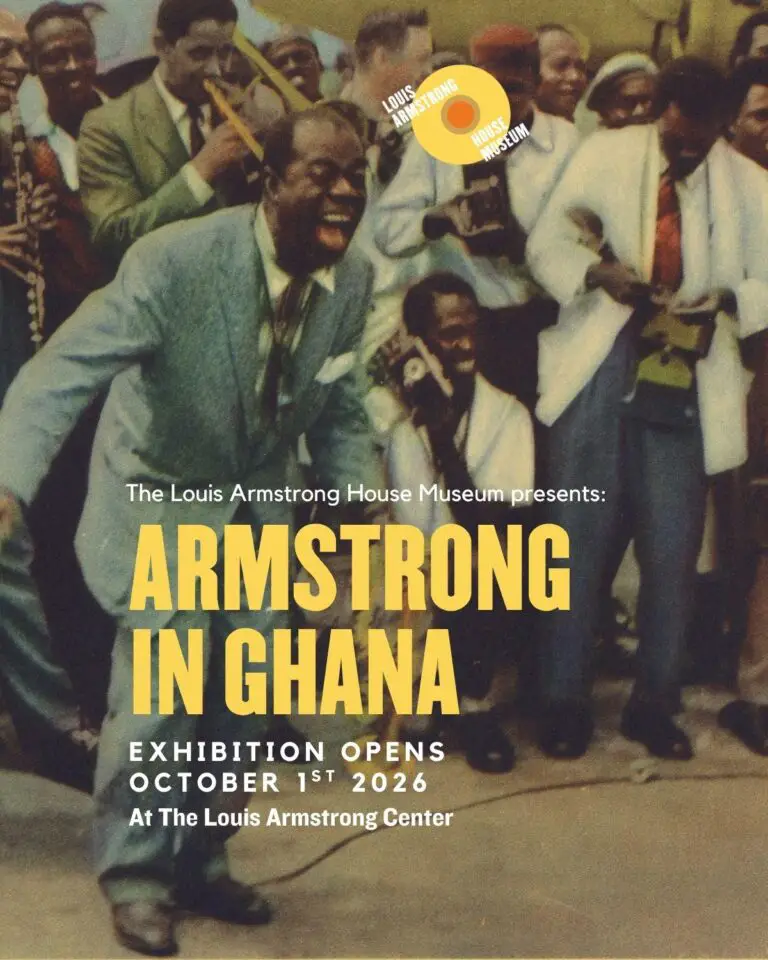 Armstrong in Ghana exhibition poster