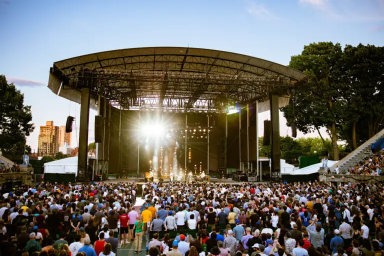 Forest Hills Stadium during a concert