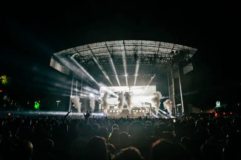 Forest Hills Stadium during a concert